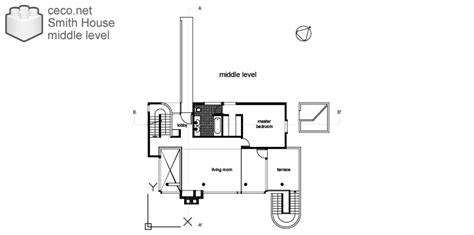 Richard Meier Smith House Floor Plans