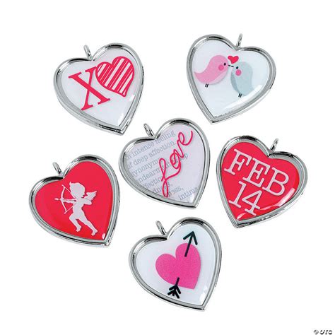 Framed Heart Valentine Charms Discontinued