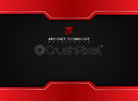 Template Abstract Red And Black Contrast Corporate Business Curves
