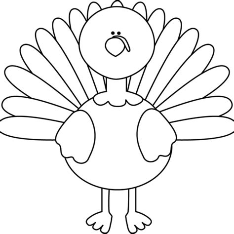 Download Thanksgiving Turkey Outline Thanksgiving Turkey Black And