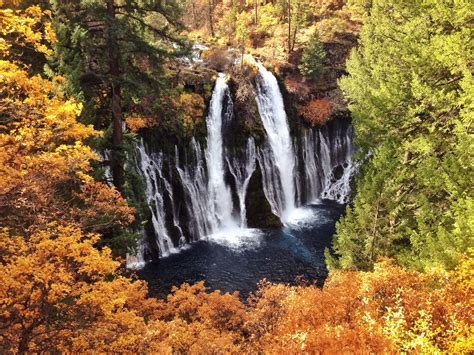 Fall At Burney Falls