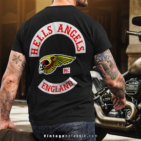 Hells Angels Mc England Shirt Vintagenclassic Tee