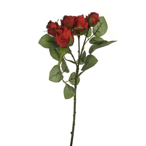 37cm 5 Head Red Roses Spray Craft Flowers For Floral Etsy