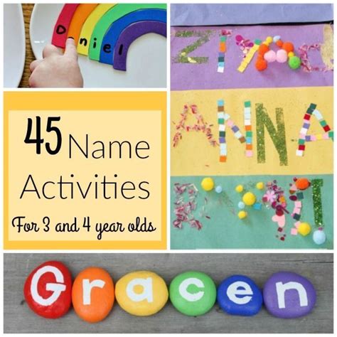 45 Awesome Name Activities For Preschoolers Educational Activities