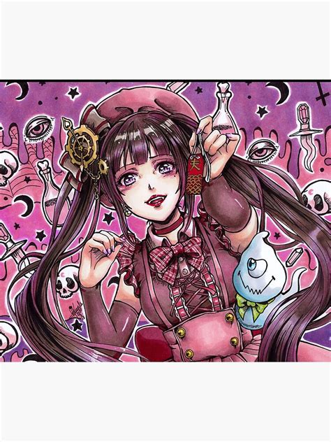 Pastel Goth Anime Girl Travel Mug By Franfuentesart Redbubble
