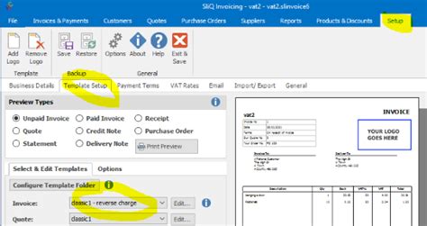 VAT Reverse Charge Support In SliQ Invoicing