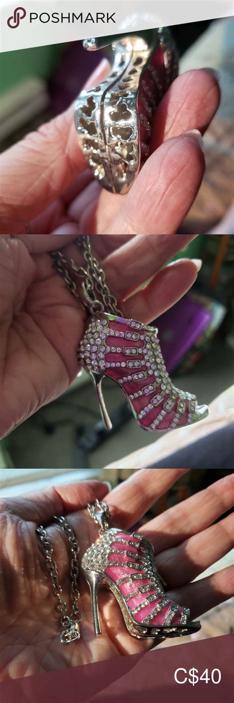 Diamond crystal brands visalia ca. Pink Crystal High Heel Necklace | Pink crystal, Womens ...
