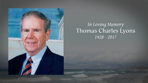 Thomas Charles Lyons Tribute Video