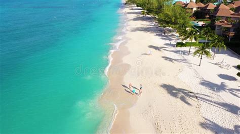 Seven Mile Beach In The Cayman Islands Stock Video Video Of North