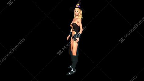 Sexy Witch Casting Magical Spell Stock Animation 2801672