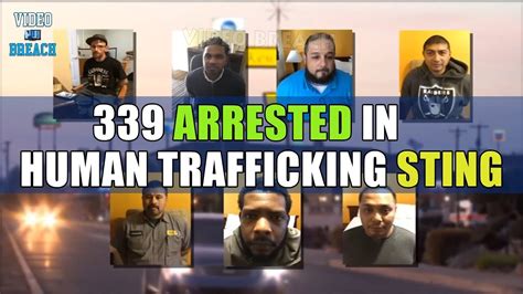 339 Arrested In Human Trafficking Sting Youtube
