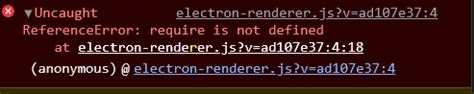 Uncaught ReferenceError Require Is Not Defined Issue 102 Electron