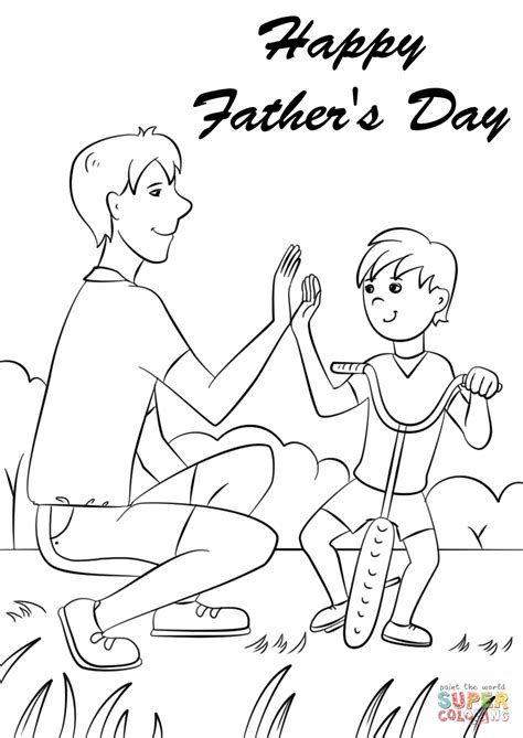 Check spelling or type a new query. Happy Father's Day coloring page | Free Printable Coloring ...
