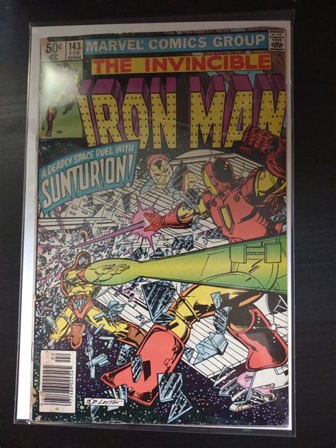 Invincible Iron Man 143 1st App The Sunturion Ebay