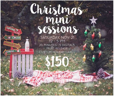 Chirstmas Mini Sessions Custom Holiday Card Holiday Mini Session