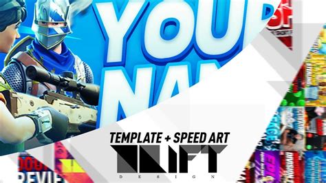 Free Fortnite Battle Royale Banner Template And Speed Art Driftdzn