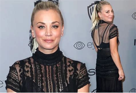 Kaley Cuoco Stuns In Gorgeous Patterned Dress For Special Occasion That