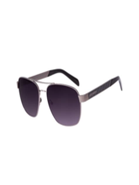 Buy Chilli Beans Men Purple Lens And Black Rectangle Sunglasses With Uv Protected Lens