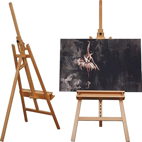 Artify Large A Frame Adjustable Painters Easel Solid