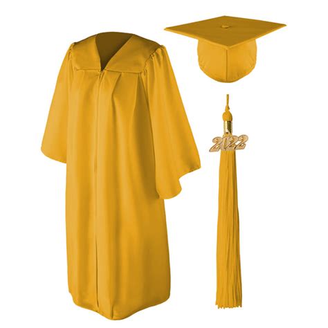 Class Act Graduation Adult Unisex Matte Graduation Cap And Gown With T