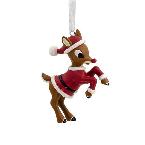 Hallmark Christmas Ornaments Rudolph The Red Nosed Reindeer In Santa