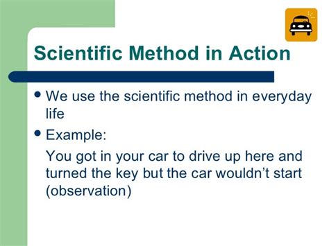 Science Transition Scientific Method Examples In Everyday Life