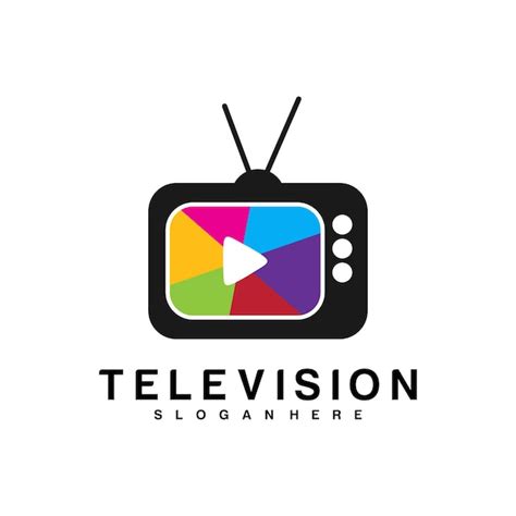 Premium Vector Television Logo Vector Design Template
