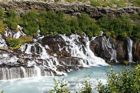 Hd Wallpaper Photo Of Waterfalls Hraunfossar Waterfall Iceland