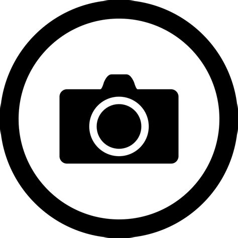Choose from 2000+ camera logo graphic resources and download in the form of png, eps, ai or psd. Photo Camera Filled Symbol Of The Tool In Circular Button ...
