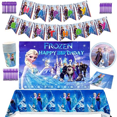 Buy Frozen 2 Birthday Party Anna Theme Party Decorations For 10 Kids