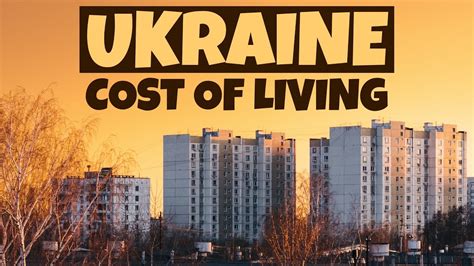 Ukraine Cost Of Living In Ukraine In 2021 Youtube
