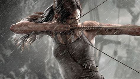 thatgeekdad lara croft in action in the first trailer for new tomb raider reboot starring