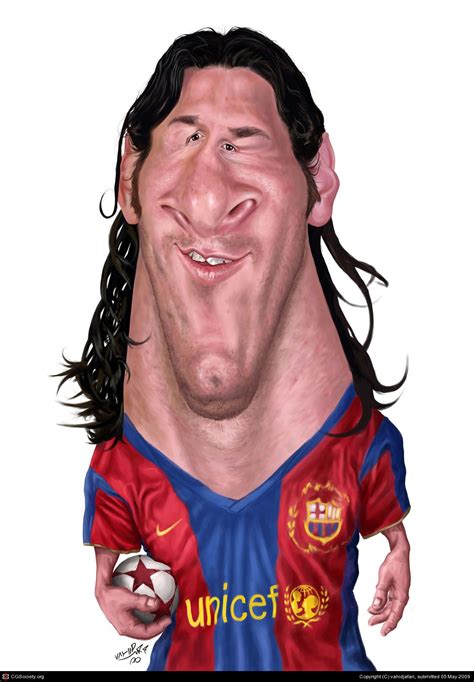 Caricatura De Messi Caricaturas De Famosos Caricaturas Graciosas