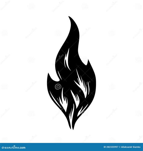 Inferno Ignite - Fiery Symbol of Power Stock Vector - Illustration of