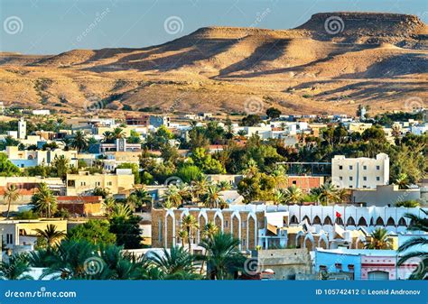 Panorama Of Tataouine A City In Southern Tunisia Stock Photo Image
