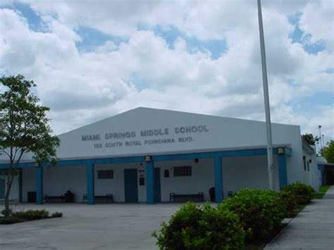 The district covers a total of 415 institutions, including: Miami Springs Middle School | MiamiSprings.com