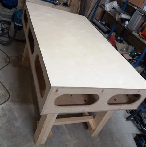 Torsion Box Workbench With Parfguide Hole Pattern