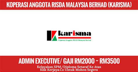 Koperasi serbaguna kakitangan mas malaysia berhad (kskmas). koperasi-anggota-risda-malaysia-berhad-karisma • Kerja ...