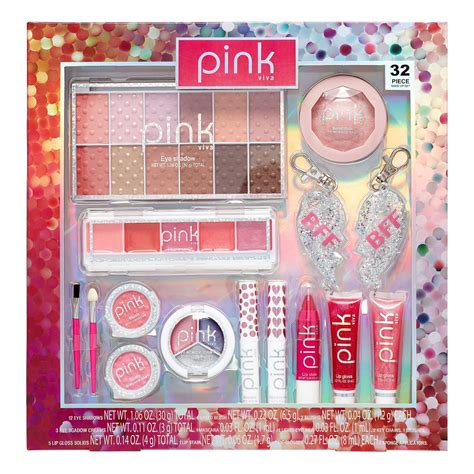Pink Viva Bff Makeup Cosmetics Gift Set Pieces Value