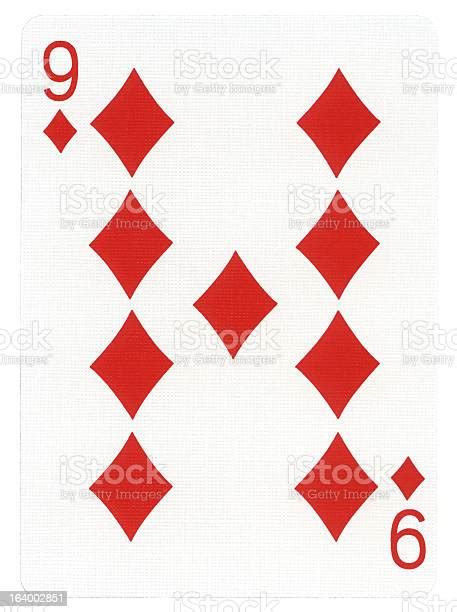 Playing Card Nine Of Diamonds Stock Photo Download Image Now