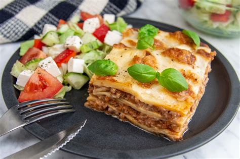 Super Quick Leftover Lasagne With Fresh Salad Day Two