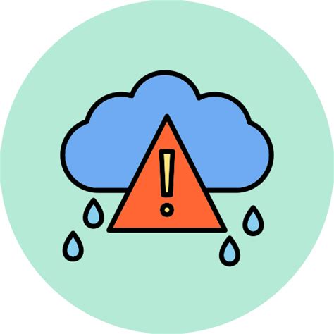 Weather Alert Generic Outline Color Icon
