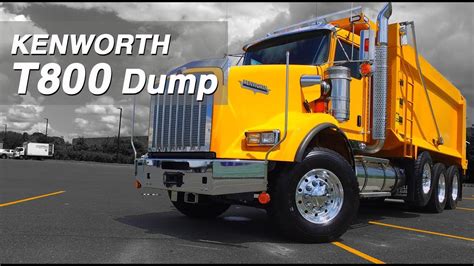 New Yellow Kenworth T800 Tri Axle Dump Truck For Sale Youtube