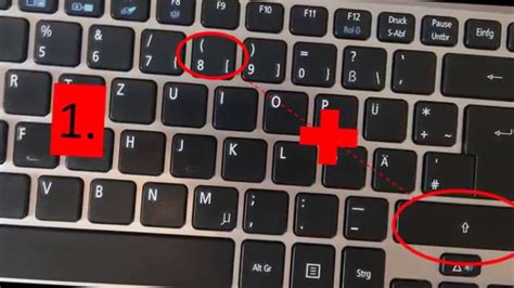 • klicke auf shift mehr arabische oder englische zeichen zu haben. CHERRY Compact Trackball Keyboard USB grau (EU) US-engl ...