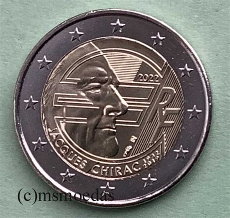 Msmoedas Frankreich 2 Euro Gedenkmünze Euromünzejaques Chirac