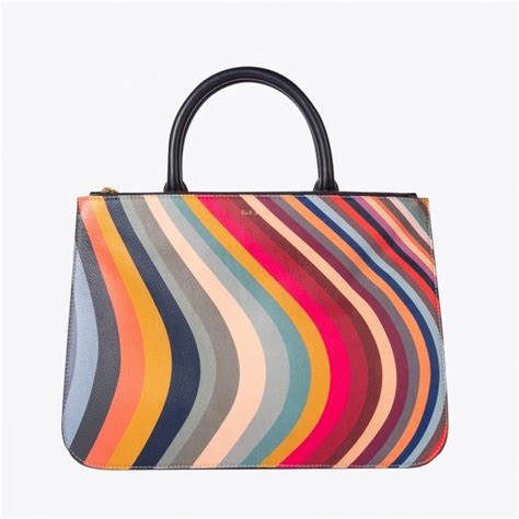 Paul Smith Leather Swirl Double Zip Tote Bag Mr And Mrs Stitch