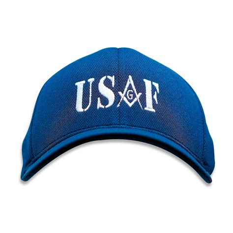 Usaf Embroidered Masonic Flexfit Adult Cool And Dry Sport Hat