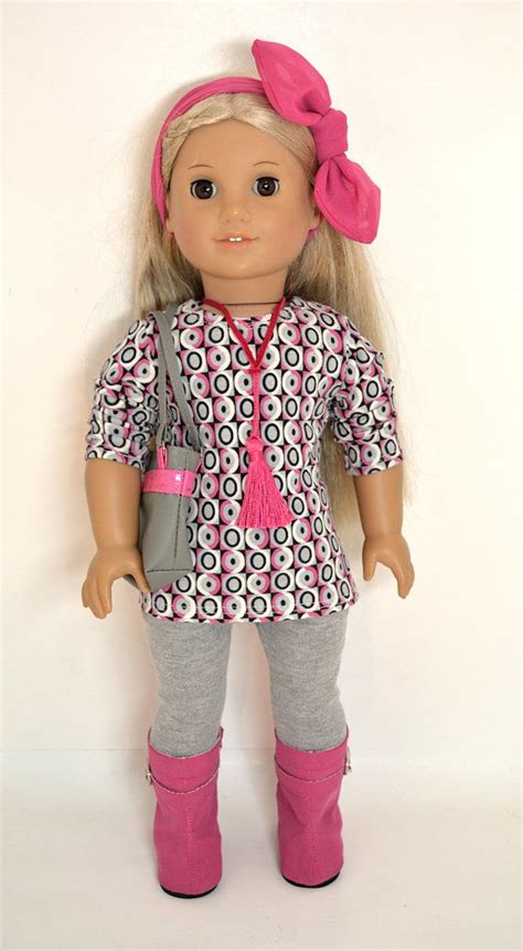 18 Inch Doll Clothing Fits American Girl Doll 6 Piece Outfit Etsy