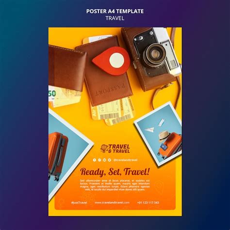 Free Psd Travel Poster Template