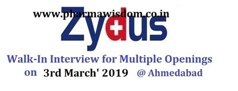 Zydus cadila, a leading indian pharmaceutical company is a fully integrated, global healthcare provider. Zydus Cadila - Walk-In Interviews for Multiple Openings on ...